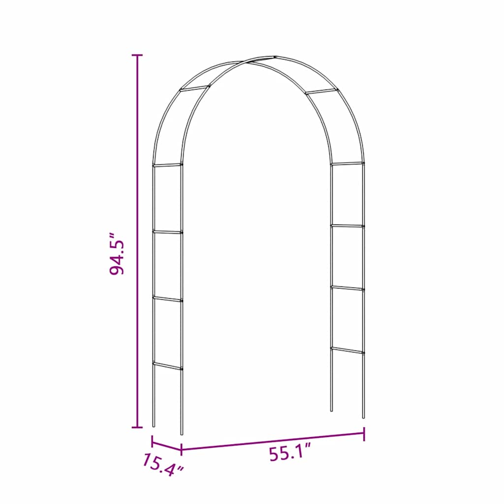 Archi da Giardino 2 pz per Piante Rampicanti | homemem39