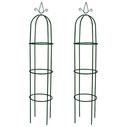 Set Torri ad Arco 2 pz per Piante Rampicanti da Giardino | homemem39