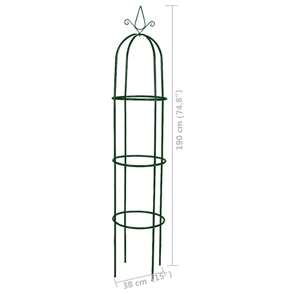 Set Torri ad Arco 2 pz per Piante Rampicanti da Giardino | homemem39