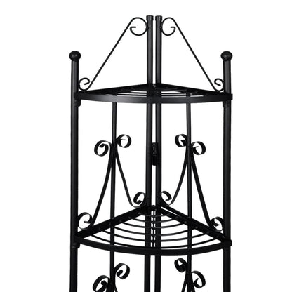 Porta Piante ad Angolo Nero - homemem39