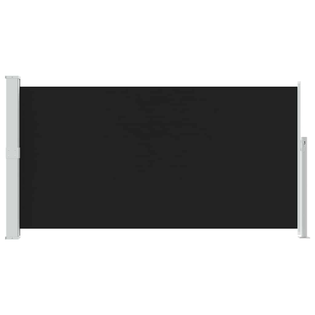 Side Awning for Patio Terrace 160 x 300 cm Black