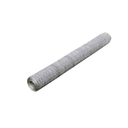 Recinzione in Rete per Pollaio Acciaio Zincato 25x0,5 m Argento | homemem39