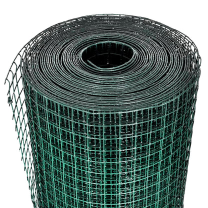 Recinzione in Rete per Pollaio in Acciaio Zincato 1x25 m Verde | homemem39