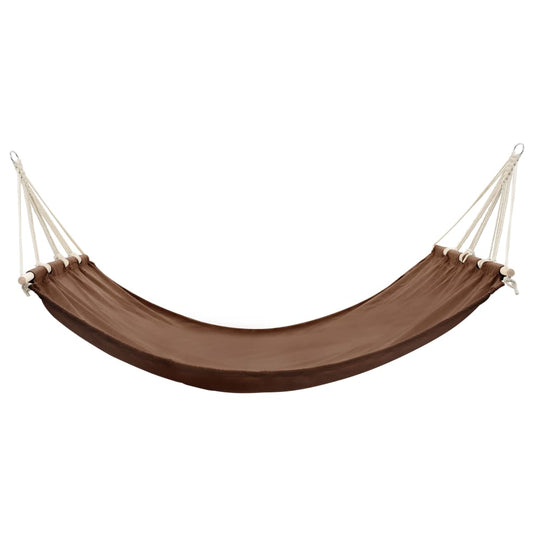 Amaca con asta 210 x 150 cm Marrone - homemem39