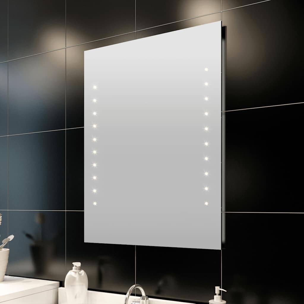 Specchio da Bagno con Luci a LED 60 x 80 cm (L x A) | homemem39