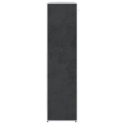 Armadio in Tessuto con Scomparti e Aste 45x150x176 cm Nero | homemem39