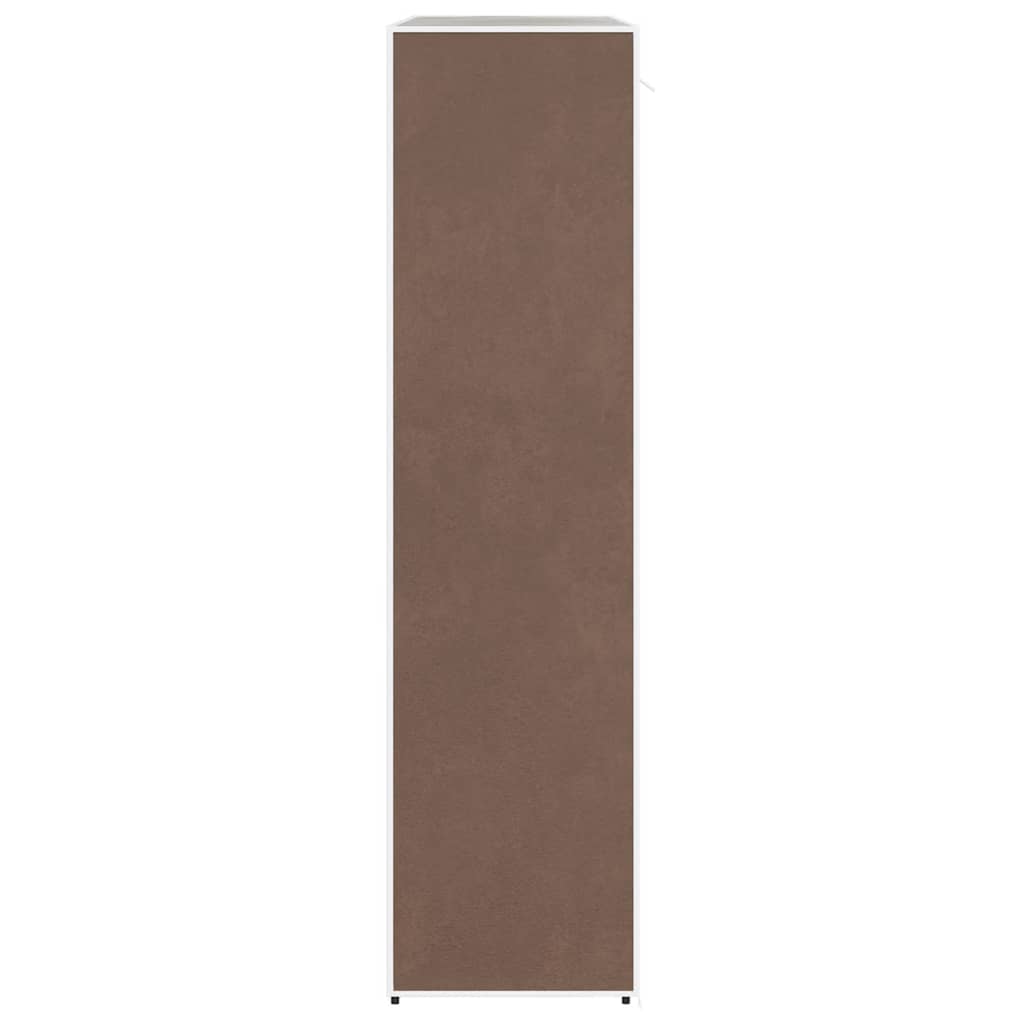 Armadio in Tessuto con Scomparti e Aste 45x150x176 cm Marrone | homemem39