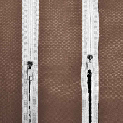 Armadio in Tessuto con Scomparti e Aste 45x150x176 cm Marrone | homemem39