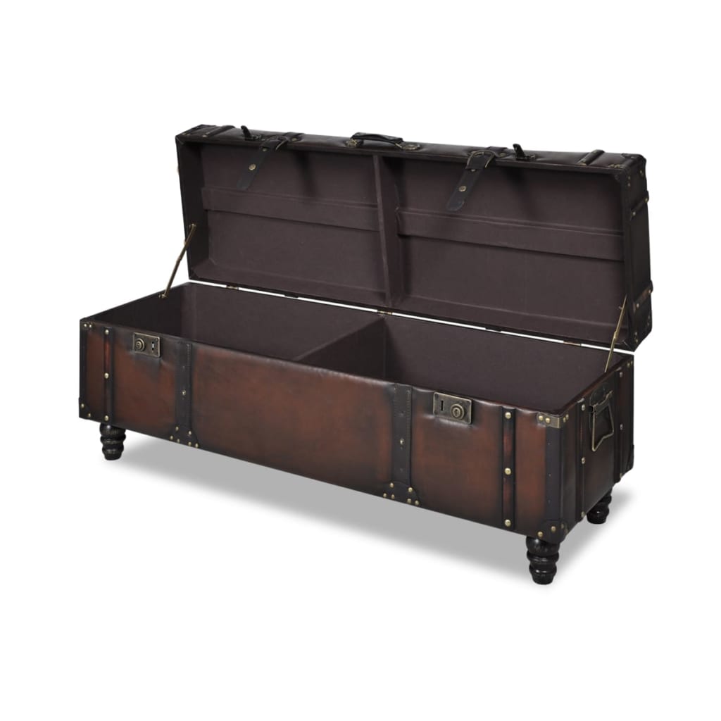 Cassapanca Set 3 pz Marrone | homemem39