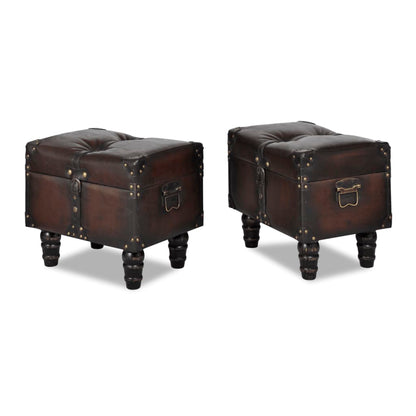 Cassapanca Set 3 pz Marrone | homemem39