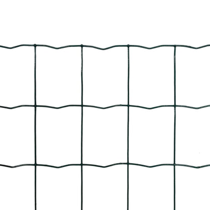 Recinzione Europea in Acciaio 10 x 1,2 m Verde | homemem39