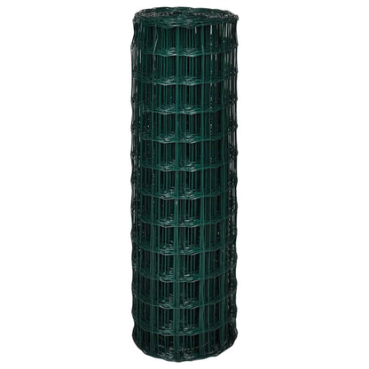 Recinzione Europea in Acciaio 10 x 1,2 m Verde | homemem39