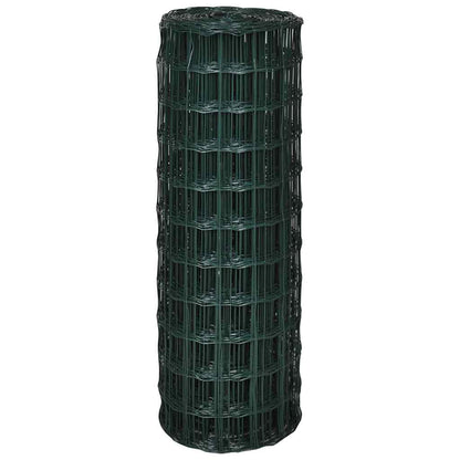 Recinzione Europea in Acciaio 10 x 0,8 m Verde | homemem39