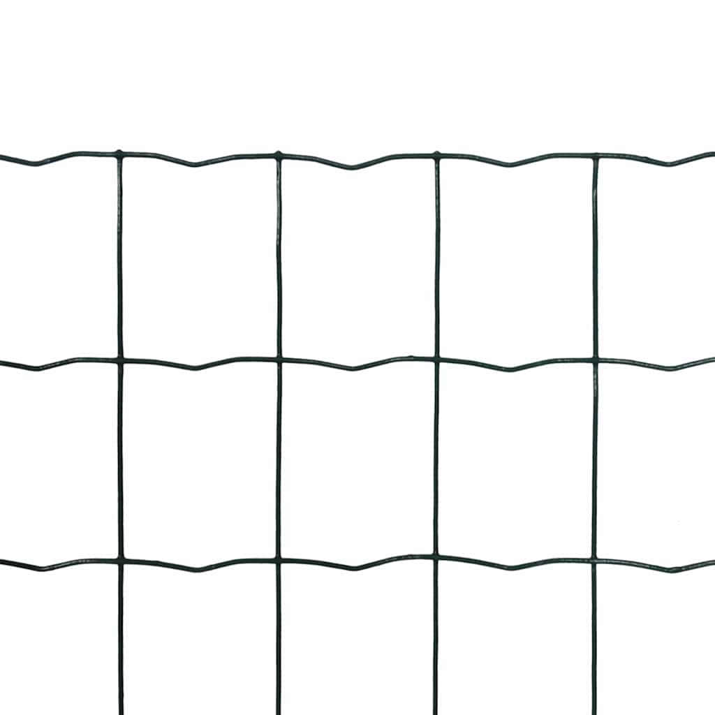 Recinzione Europea in Acciaio 10 x 1,0 m Verde | homemem39