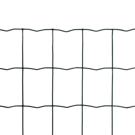 Recinzione Europea in Acciaio 10 x 1,0 m Verde | homemem39