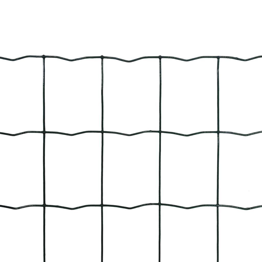 Recinzione Europea in Acciaio 25 x 0,8 m Verde | homemem39