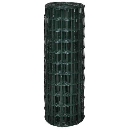 Recinzione Europea in Acciaio 25 x 1,0 m Verde | homemem39