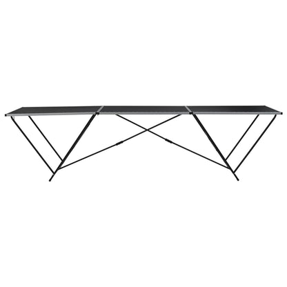 Tavolo Pieghevole per Carta da Parati MDF Alluminio 300x60x78cm | homemem39