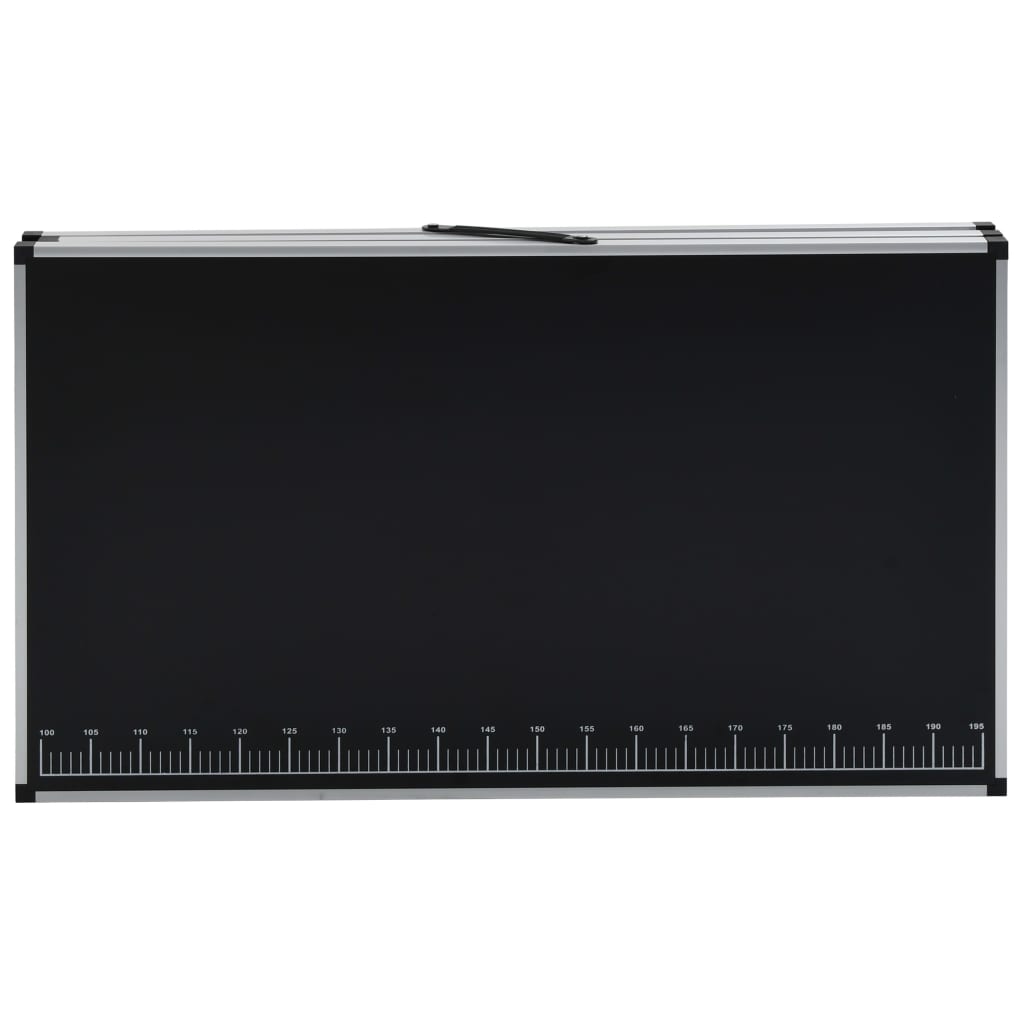 Tavolo Pieghevole per Carta da Parati MDF Alluminio 300x60x78cm - homemem39