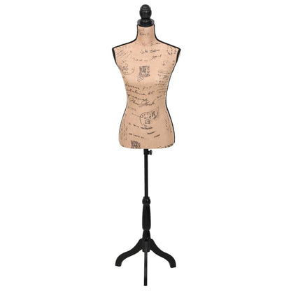 Busto Sartoriale Donna Marrone Nero Manichino in Iuta | homemem39