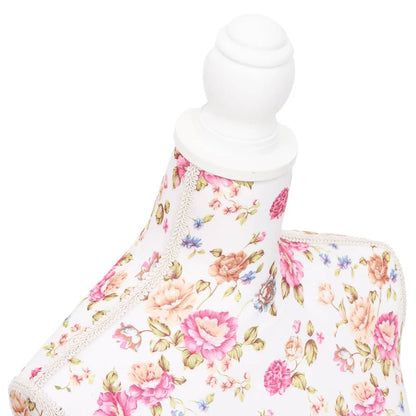 Busto Sartoriale Donna Manichino Cottone Bianco con Rose | homemem39