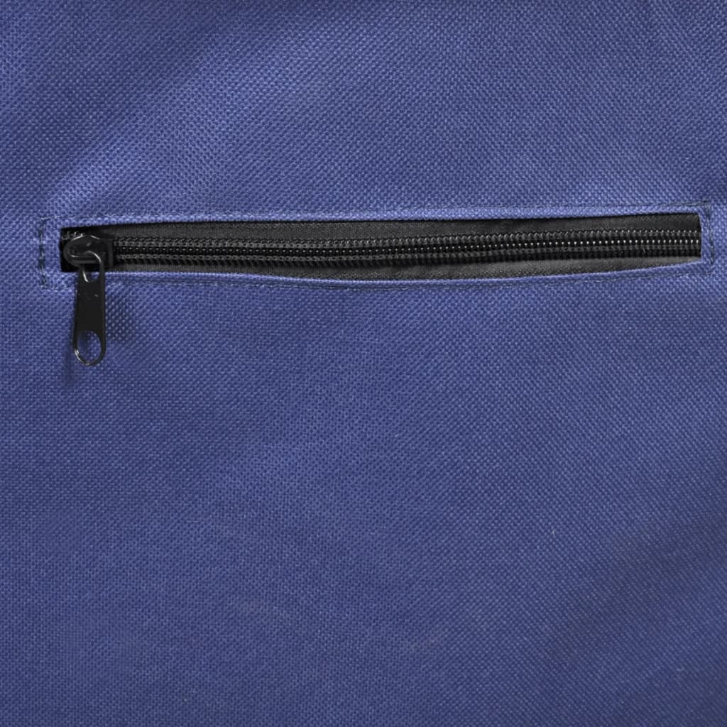 Carrello per la Spiaggia con Ruote Portatile Pieghevole Blu | homemem39