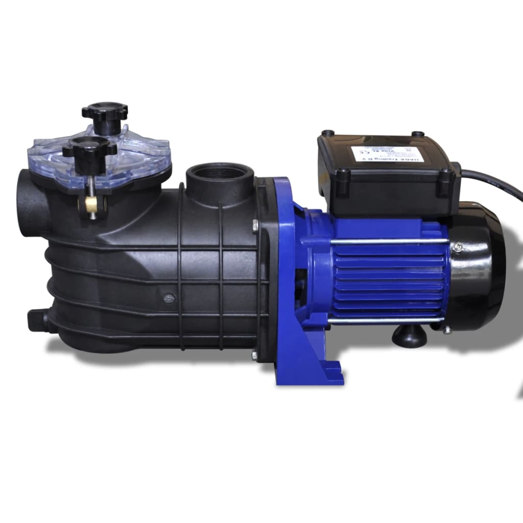 Pompa di filtrazione elettrica per piscina 500W Blu | homemem39