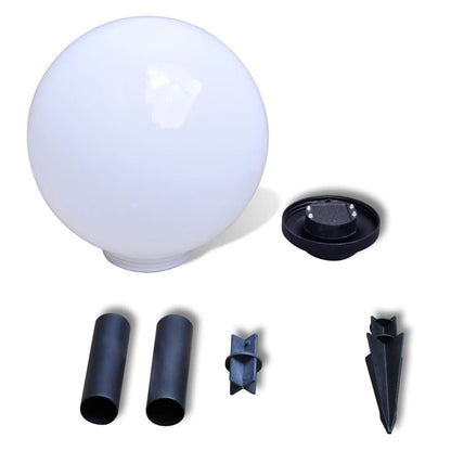 Lampione Solare a LED da Giardino 2 pz 30 cm con Picchetto - homemem39