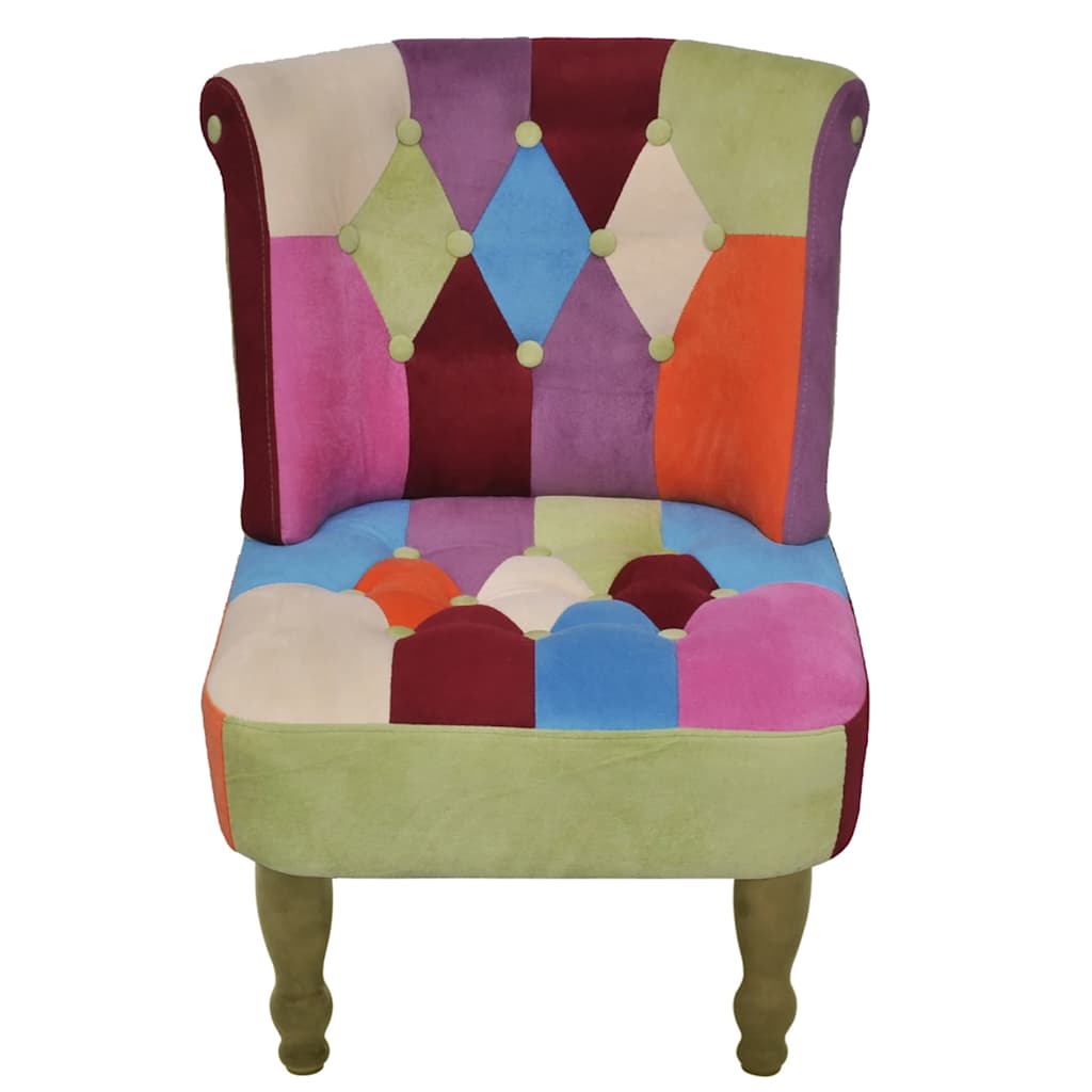 Poltrona Francese Design Patchwork in Tessuto | homemem39
