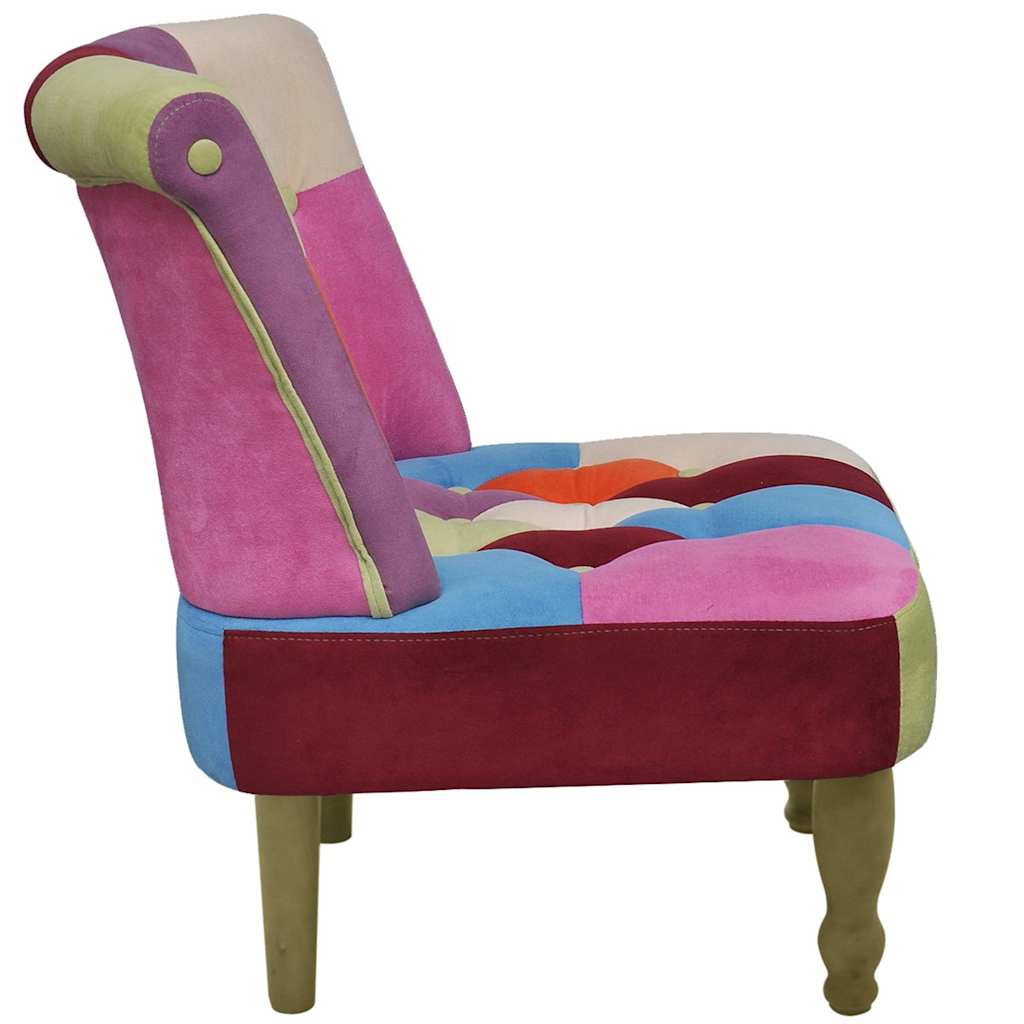 Poltrona Francese Design Patchwork in Tessuto | homemem39