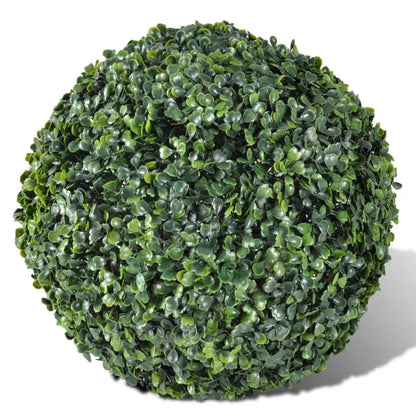Boxwood Balls 2 pcs Topiary Art with Leaves 27 cm