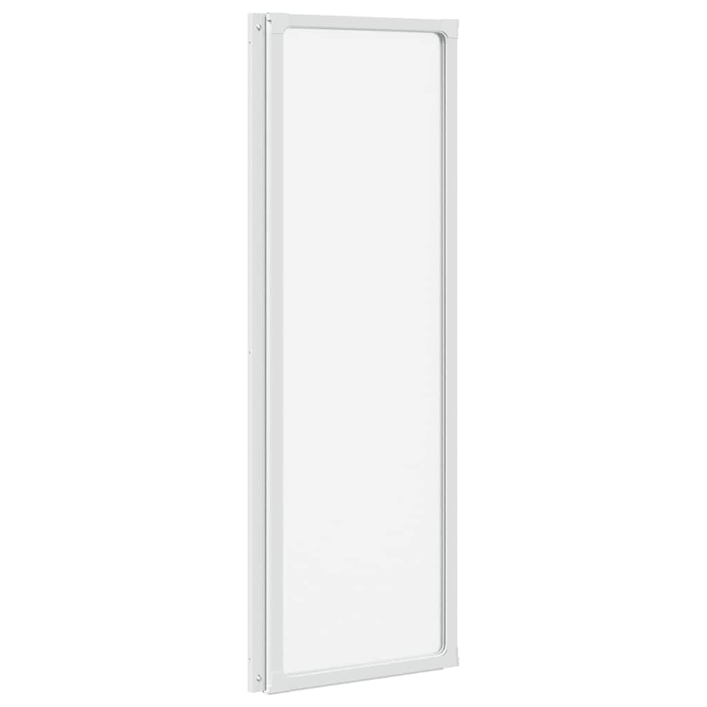 Parete per Doccia e Vasca Bagno 117x120cm 3 Pannelli Pieghevole | homemem39