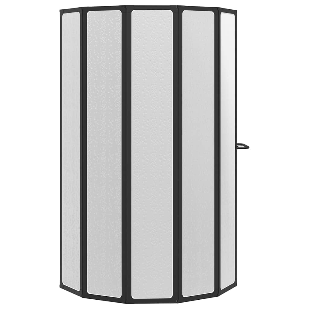 7 Pannelli pieghevoli con porta-asciugamano 140 x 168 cm doccia bagno - homemem39