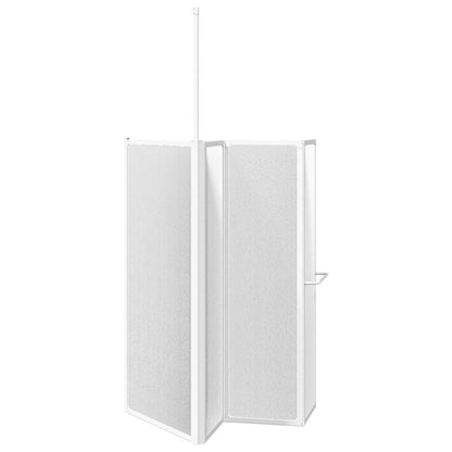 Schermo Box Doccia a L 70 x 120 x 137 cm 4 Pannelli Pieghevole
