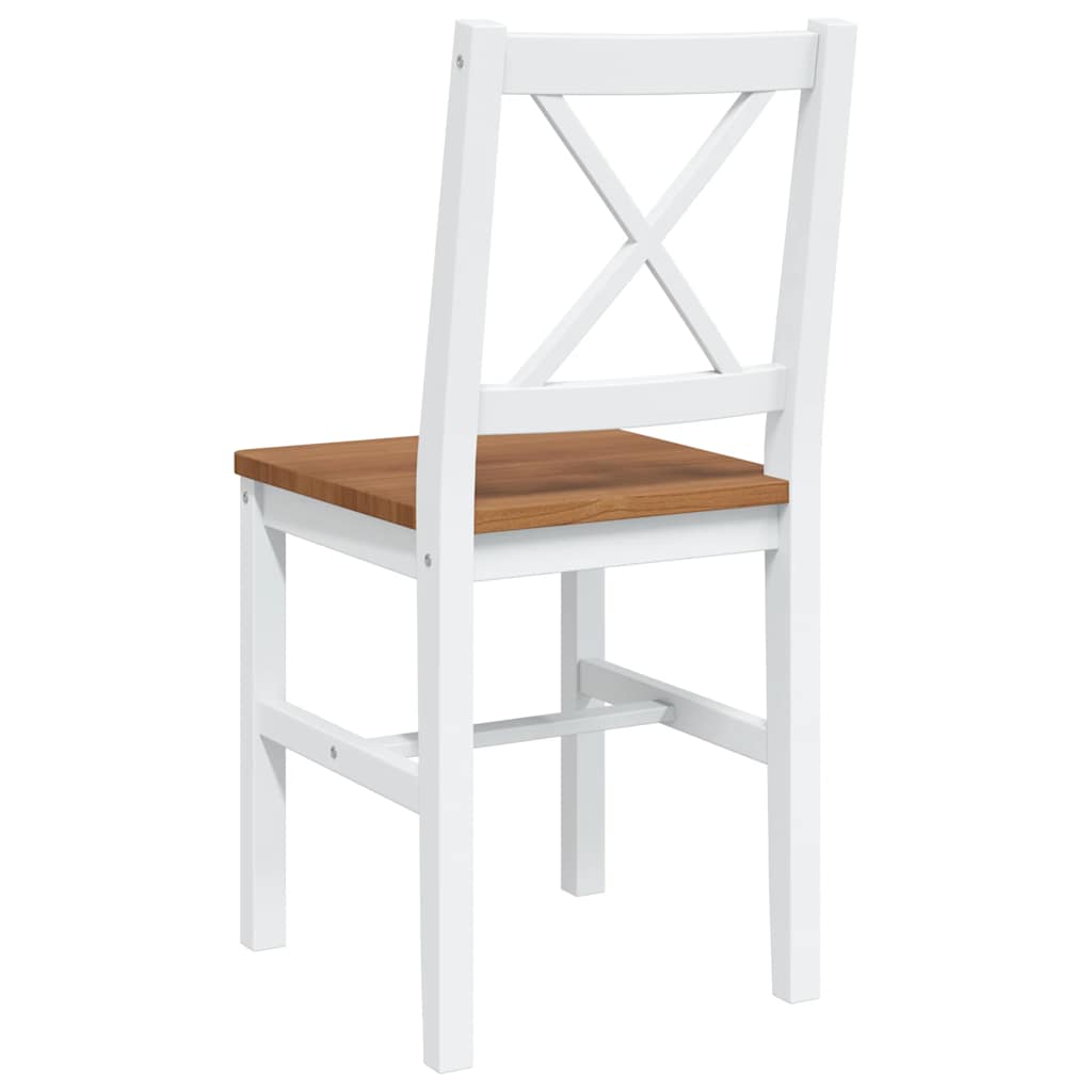 Set da Pranzo 5 pz Marrone e Bianco - homemem39