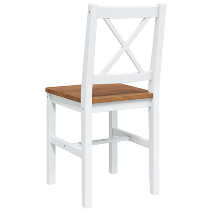 Set da Pranzo 5 pz Marrone e Bianco - homemem39