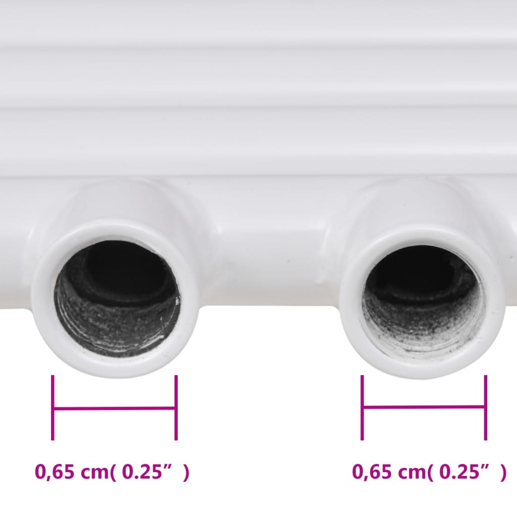 Radiatore Centrale Portasciugamano Dritto 600 x 1160 mm - homemem39