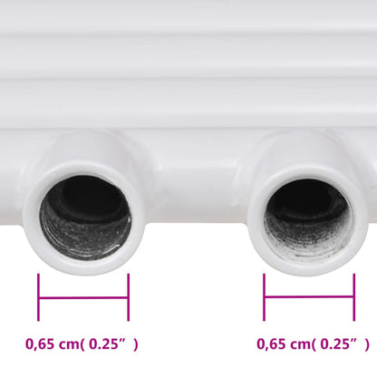 Radiatore Centrale Portasciugamano Dritto 600 x 1160 mm - homemem39