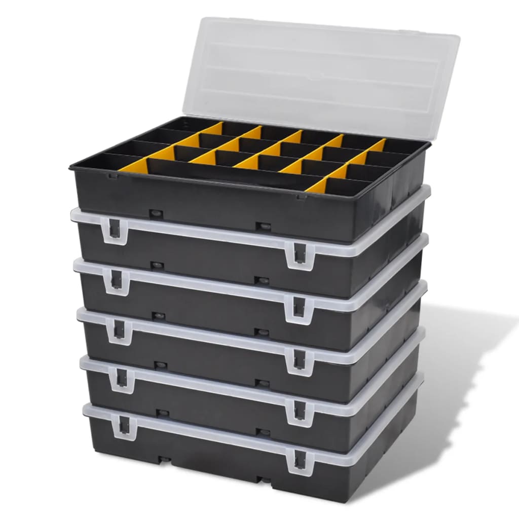 Box magazzino cassette assortite 6 pezzi | homemem39