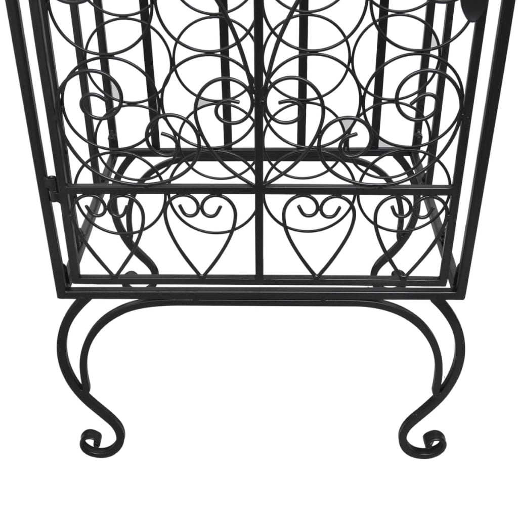 Portabottiglie per 28 Bottiglie di Vino in Metallo