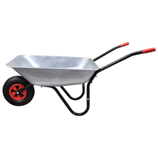 Carriola per giardinaggio con una ruota 80 L - homemem39