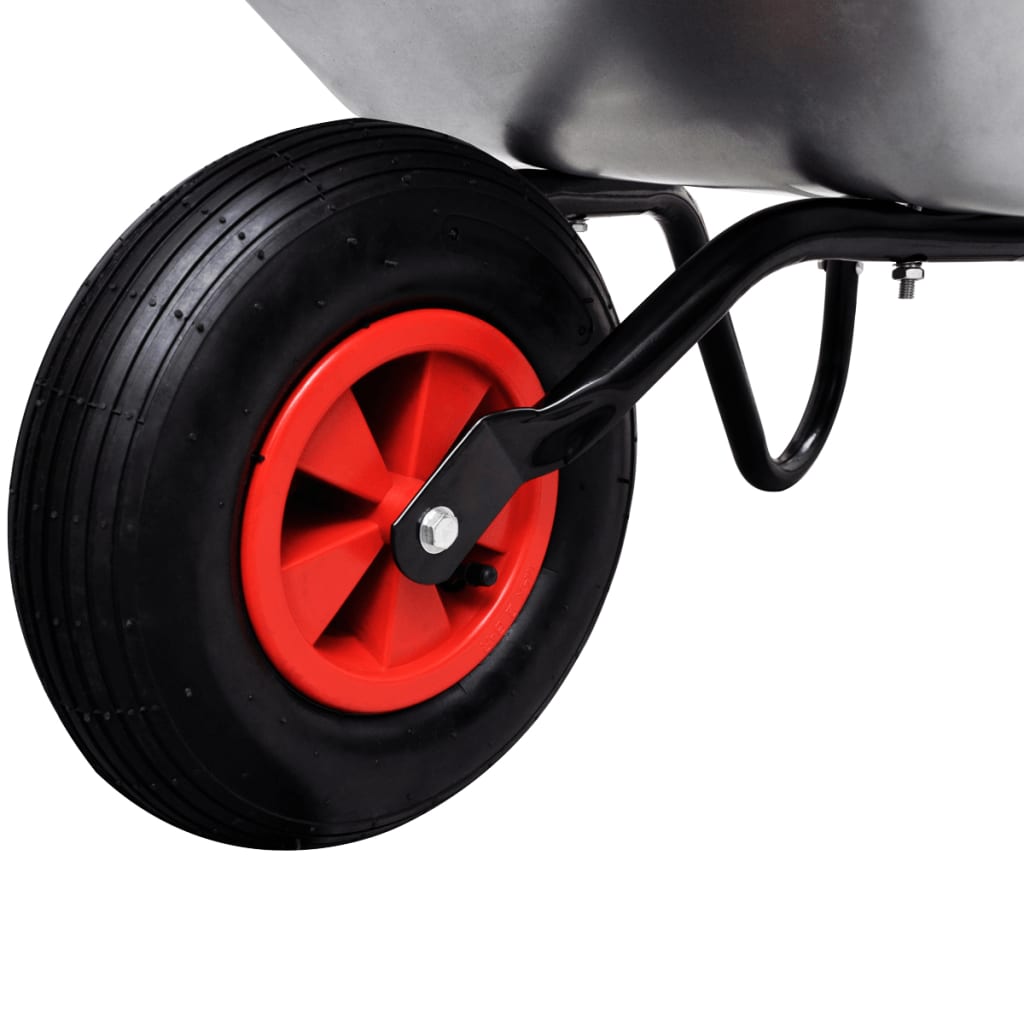 Carriola per giardinaggio con una ruota 80 L - homemem39