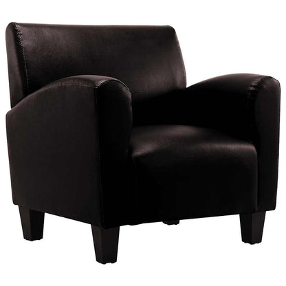 Poltrona Marrone Scuro in Similpelle