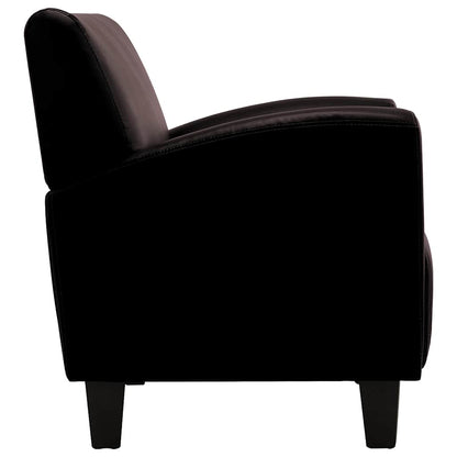 Poltrona Marrone Scuro in Similpelle