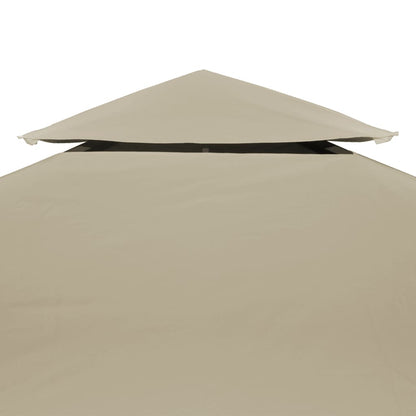 Telo di Ricambio per Gazebo 310g/m² Beige 3x3m - homemem39