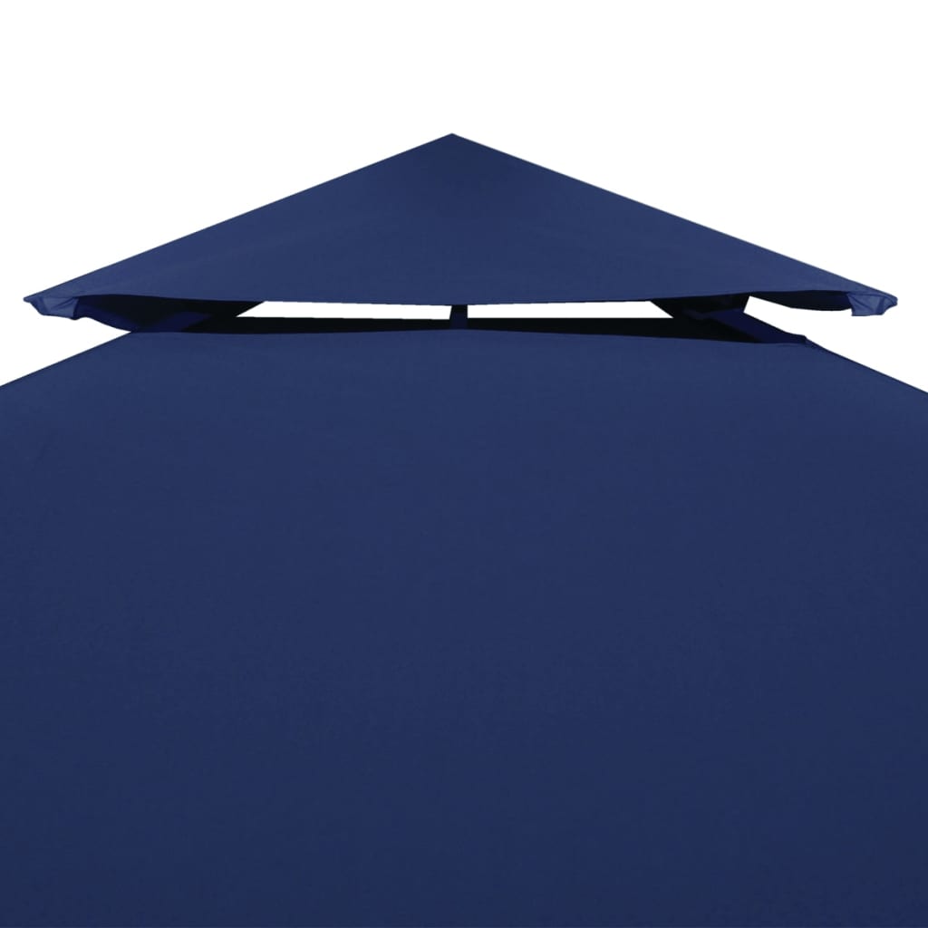 Telo di Ricambio per Gazebo 310g/m² Blu Scuro 3x3m - homemem39