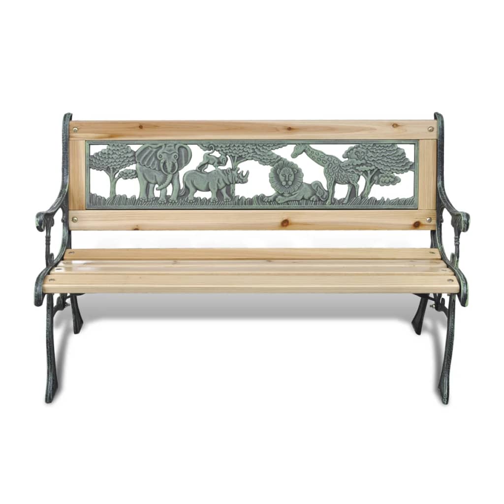 Panchina da Giardino per Bambini 84 cm in Legno - homemem39