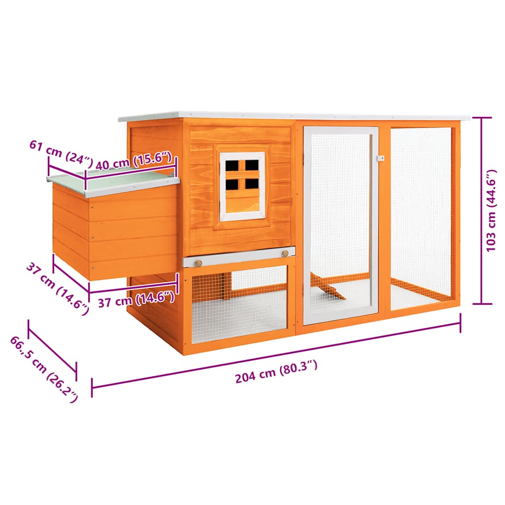 Pollaio all'Aperto con una Casetta di Cova in Legno - homemem39