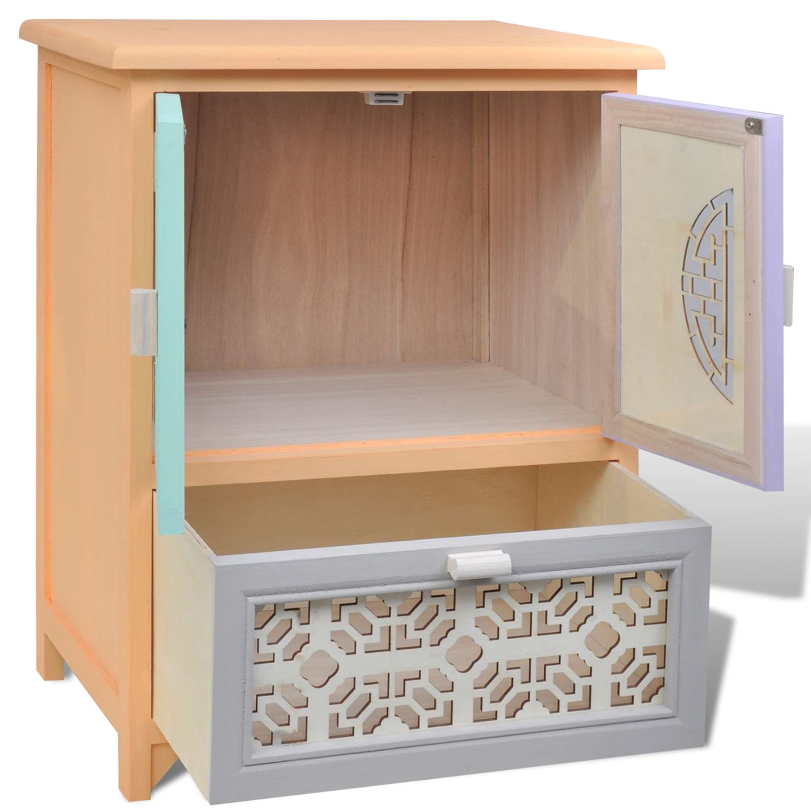 Mobile laterale Multicolore 46 x 34 x 55.5 cm | homemem39