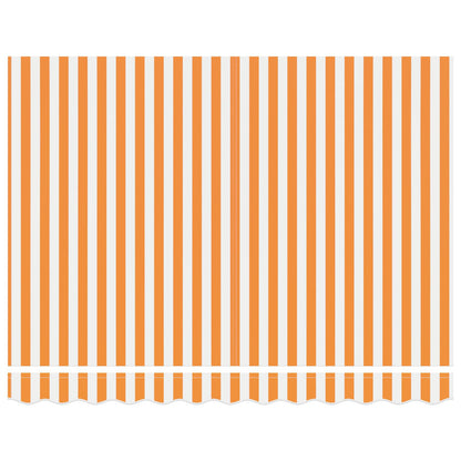 Tessuto di Ricambio per Tenda da Sole Giallo e Bianco 300x250cm
